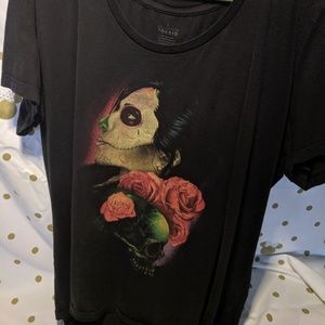 Classic Torrid Day of the Dead Lady Tee - Size 3